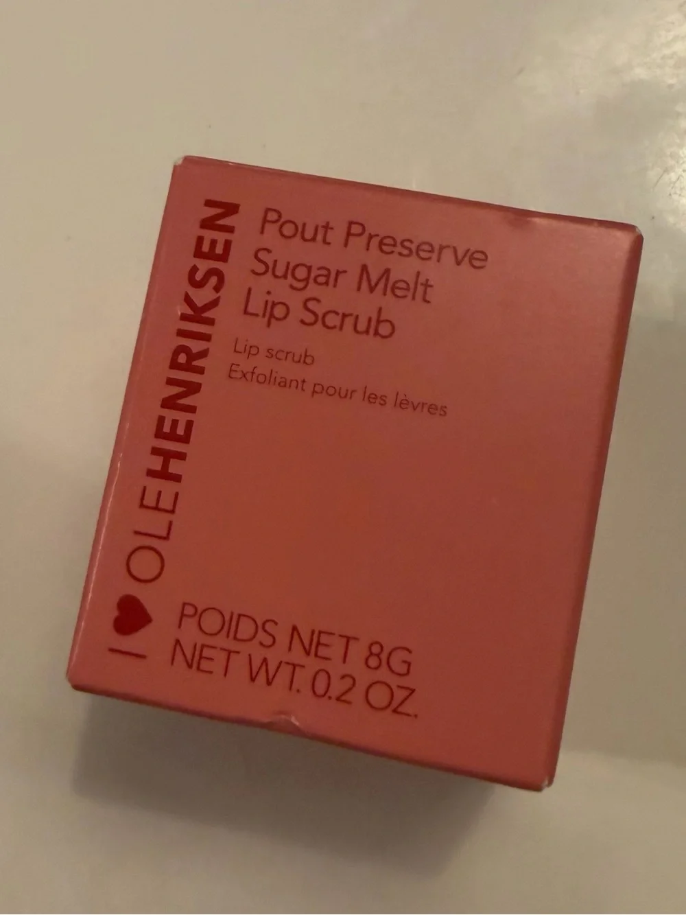 Ole Henriksen Strawberry Sorbet Pout Preserve Sugar Melt Lip Scrub